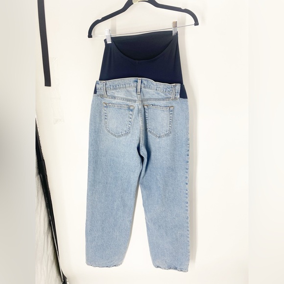 Abercrombie & Fitch Women's The Baggy Maternity Jeans sz 25 Light Blue - Picture 11 of 12